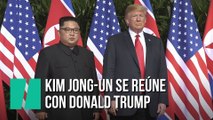 Donald Trump se reúne con Kim Jong-Un