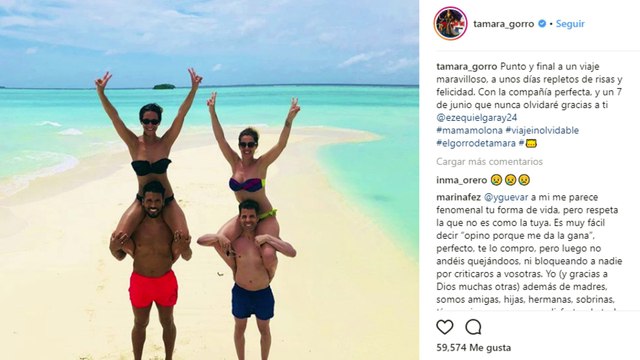 Tamara Gorro y Garay, de vuelta de sus vacaciones
