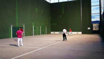 Frontenis 1ª ronda cto de España honor Puertas Bamar vs Valenciano
