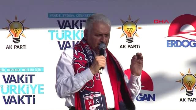 Kırıkkale- Başbakan Binali Yıldırım Mitingde Konuştu -3