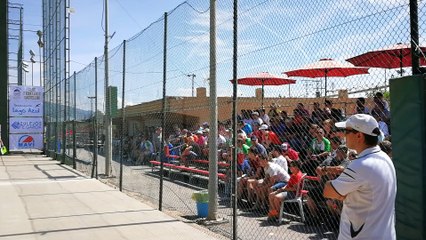 Frontenis semifinal 1ª cto de España Serra B vs Valenciano G ultimos tantos set 3