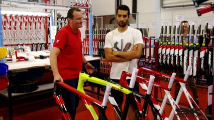 Martin Fourcade en visite chez Time : "Je ferai beaucoup de vélo après ma carrière"