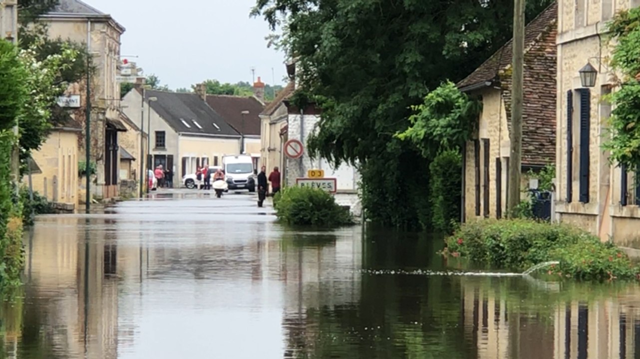 Inondations à La Fresnaye-sur-Chédouet, Barville et Blèves