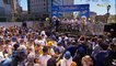 Steph Curry & Klay Thompson Interview  - Warriors Championship Parade - June 12, 2018