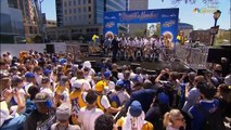 Steph Curry & Klay Thompson Interview  - Warriors Championship Parade - June 12, 2018