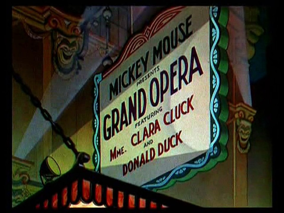 Mickey Mouse, Donald Duck, Pluto - Mickey's Grand Opera (1936) - video ...