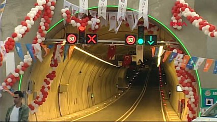 Amasya- Başbakan Binali Yıldırım, Amasya'da Ferhat Tüneli'nin Açılışında Konuştu-1