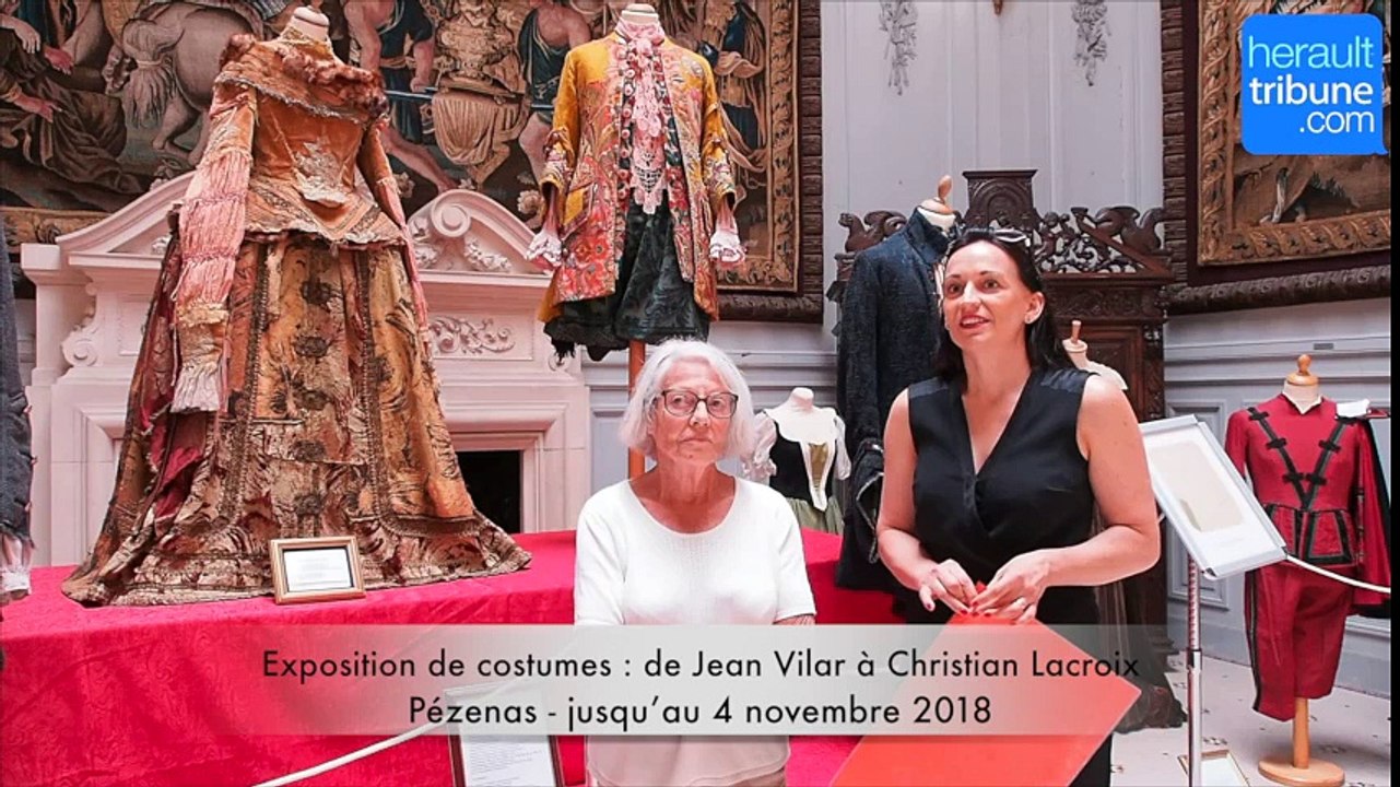 PEZENAS - Exposition de costumes de scène de Molière, de Jean Vilar à Christian Lacroix