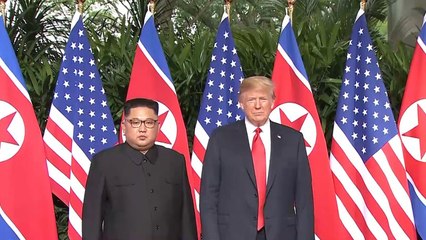 ترامب وكيم يوقعان وثيقة في ختام قمتهما بسنغافورة