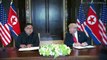 Donald Trump and Kim Jong Un sign joint document