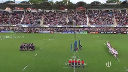 Le Haka des Baby Blacks face à la France