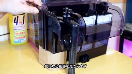 コレは凄い！「Bigフィルター」高性能ろ材を入れて完璧！