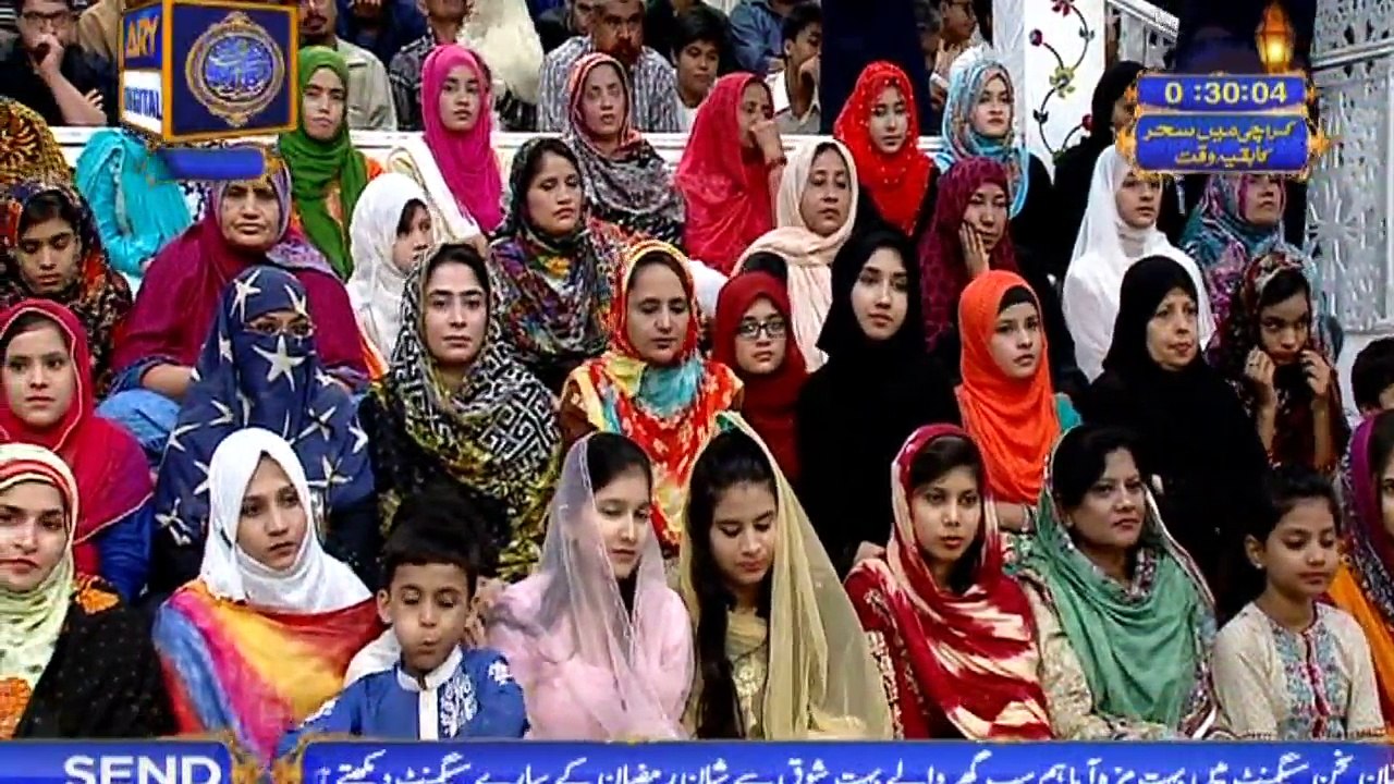 Shan-e-Sehr – Segment – Middath-e-Rasool – 13th June 2018