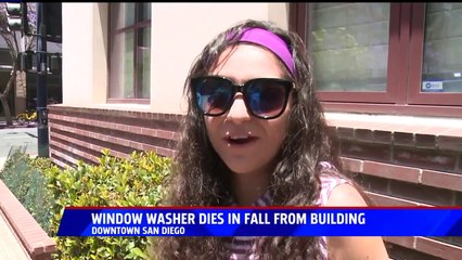 Window Washer Falls to His Death from Building in Downtown San Diego