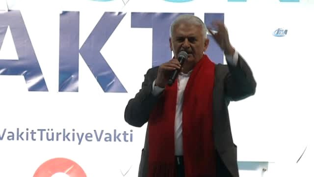 Başbakan Binali Yıldırım: Bir Yandan Hizmetleri Yaparken Bir Yandan da Terör Odaklarını Bir Bir...