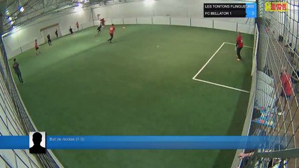 But de nicolas (1-3) - LES TONTONS FLINGUEURS Vs FC BELLATOR 1  - 12/06/18 21:00 - LIGUE 2