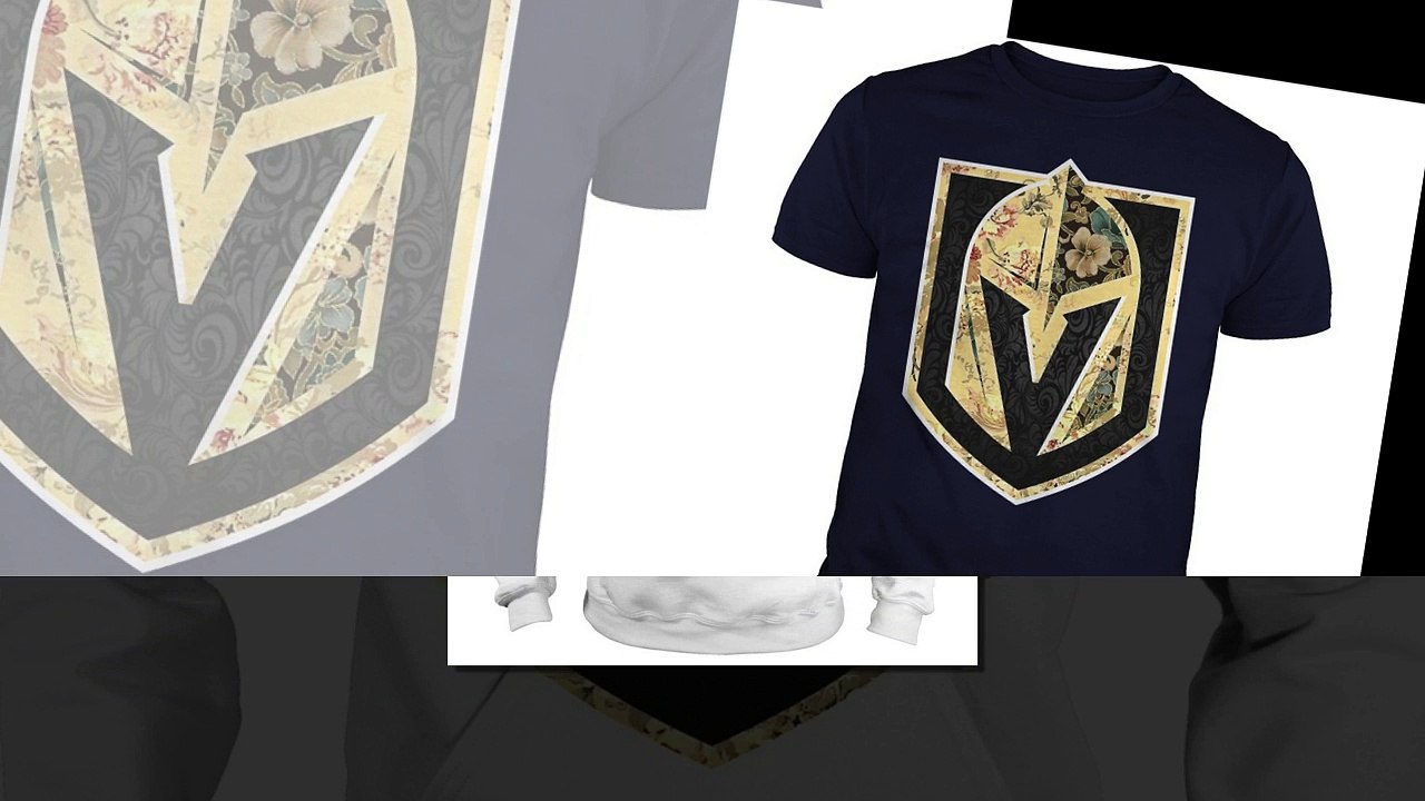 Florals logo Vegas Golden Knights shirt, v-neck, sweater