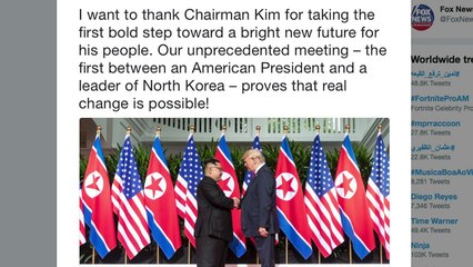 Trump: cumbre con Kim ayudó a evitar "una catástrofe nuclear"