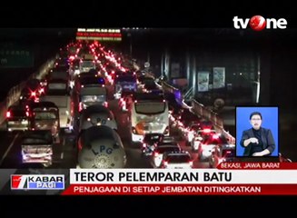 Antisipasi Teror Lempar Batu, Polres Bekasi Razia JPO