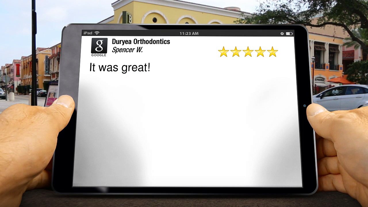 Duryea Orthodontics Littleton Great5 Star Review by Spencer W.