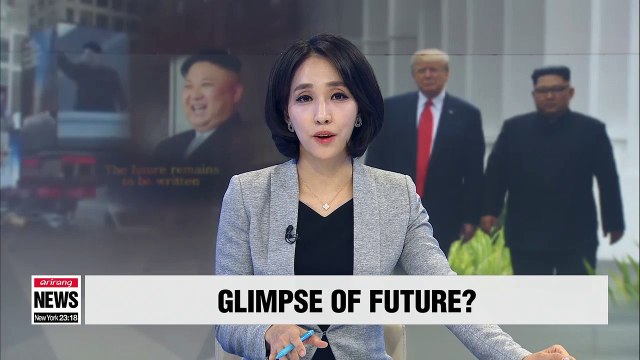 Trump shows Kim U.S. gov't made video on regime's possible future during summit