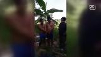 Caught on video:  Drug dealers discard tablets into toilet