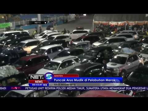 Puncak Arus Mudik di Pelabuhan Merak - NET 5
