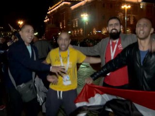 Penggemar Berkumpul Di Lapangan Merah Moskow Untuk Piala Dunia Rusia 2018