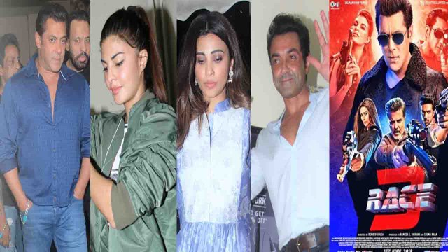 Race 3 SCREENING | Salman Khan | Bobby Deol | Jacqueline Fernandez | Daisy Shah | FilmiBeat
