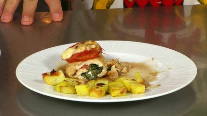 Receta Juaj - Pulë me spinaq dhe djath moxarela