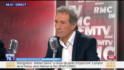 "L'éolien, c'est moche, inutile, c'est épouvantable et ça détruit les fonds marins", estime Marine Le Pen