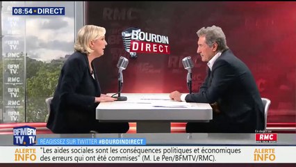 Marine Le Pen sur Médine : "Un trouble épouvantable à l'ordre public de voir un islamiste chanter au Bataclan"