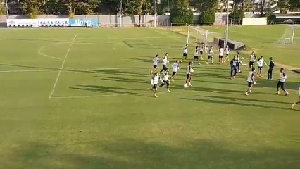 Entrenamiento del Santos