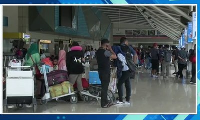 Kepadatan di Bandara Sultan Hasanuddin Normal