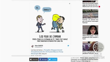 La poignée de main Trump-Kim Jong-un sur les réseaux sociaux