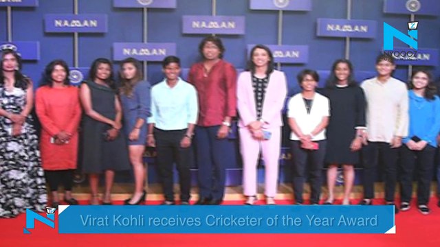 Virat Kohli receives Cricketer of the Year Award