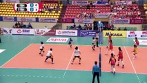 จัดเต็ม!! ไฮไลท์ เซต 5 เกมสาวไทยตบสาวหมวย 3-2 AVC U19