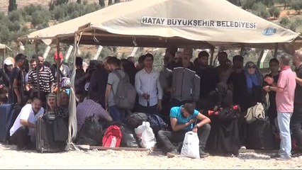 83 Bin Suriyeli Cilvegözü Gümrük Kapısı'ndan Çıkış Yaptı