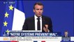 Macron veut plus de dépistages des troubles visuels et auditifs et des examens pour prévenir le recours aux prothèses dentaires