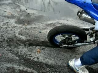 demarage en dirt bike 110