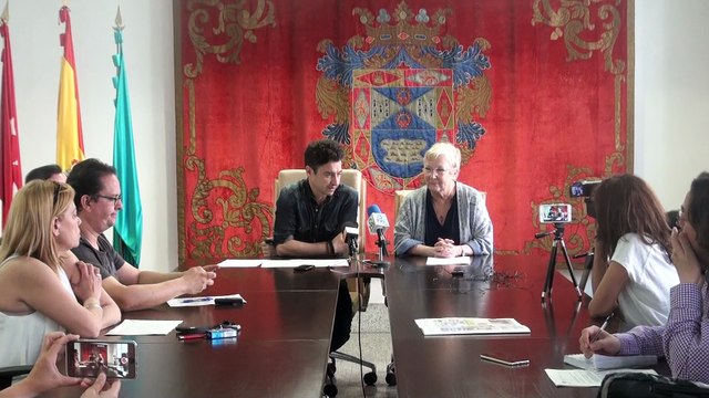Rueda de prensa IU-Los Verdes del Ayuntamiento de Leganés del 13 de junio de 2018