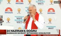 Başbakan Yıldırım Bayburt'ta konuştu: Biz hayal tacirliği yapmıyoruz, İstanbul'da ne varsa Bayburt'ta da o olacak