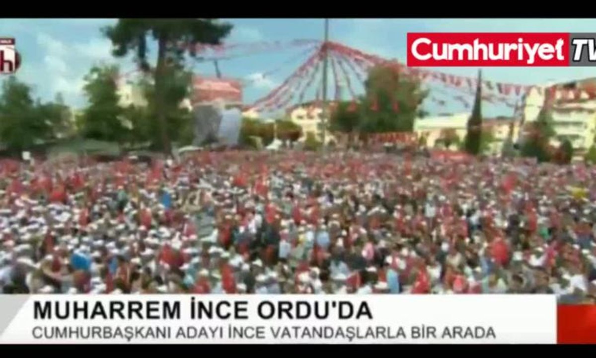 "Böyle bir mitingi ilk kez görüyorum"