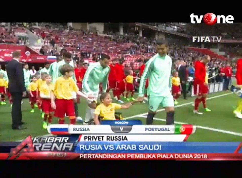 Awali Laga Piala Dunia 2018, Rusia Jamu Arab Saudi