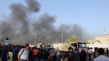 A massive fire broke out in the warehouses that store ballot boxes and electronic counting devices for Iraq’s parliamentary elections in Baghdad, the capital ci