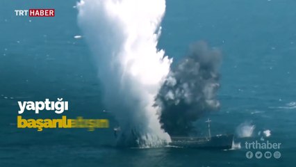 TCG YILDIRAY denizaltısı hedefini böyle batırdı