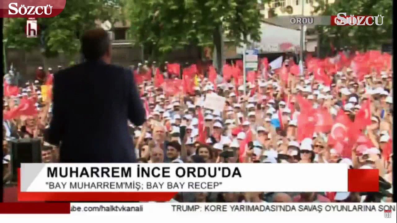 Muharrem İnce Ordu'da