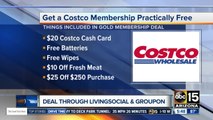 Costco memberships basically free