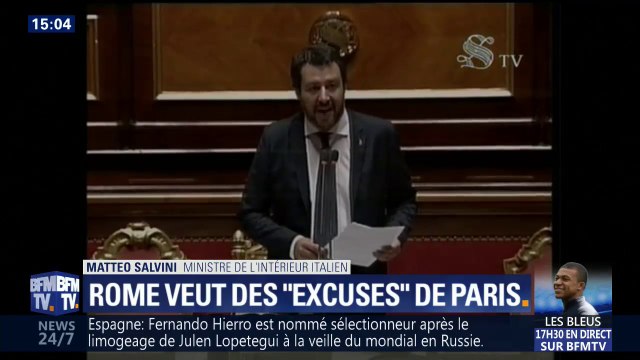 Aquarius: Salvini dit attendre les excuses de la France après les propos de Macron sur le cynisme de l'Italie