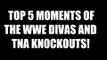 Top 5 WWE Divas And TNA Knockouts Moments! Daily Squash 440!